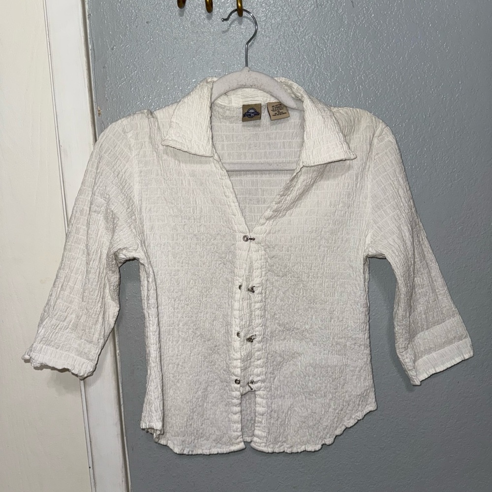 White Button-Up Shirt